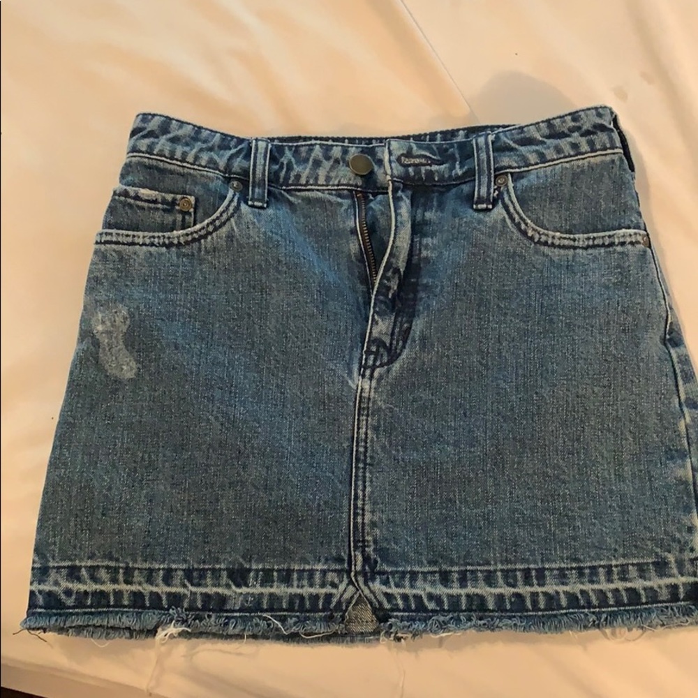 Free people denim skirt